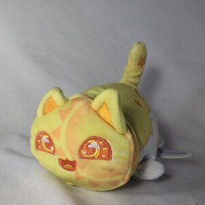 Aphmau Meemeows Sun Cat Litter 3 Plush Kitty Stuffed Animal 6" Celestial Yellow